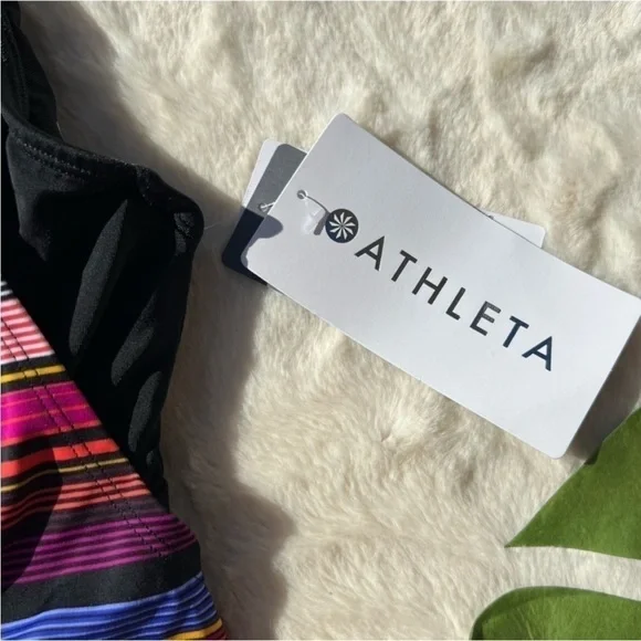 Athleta D/DD Capri Stripe Blousy Tankini Top - Picture 5 of 8